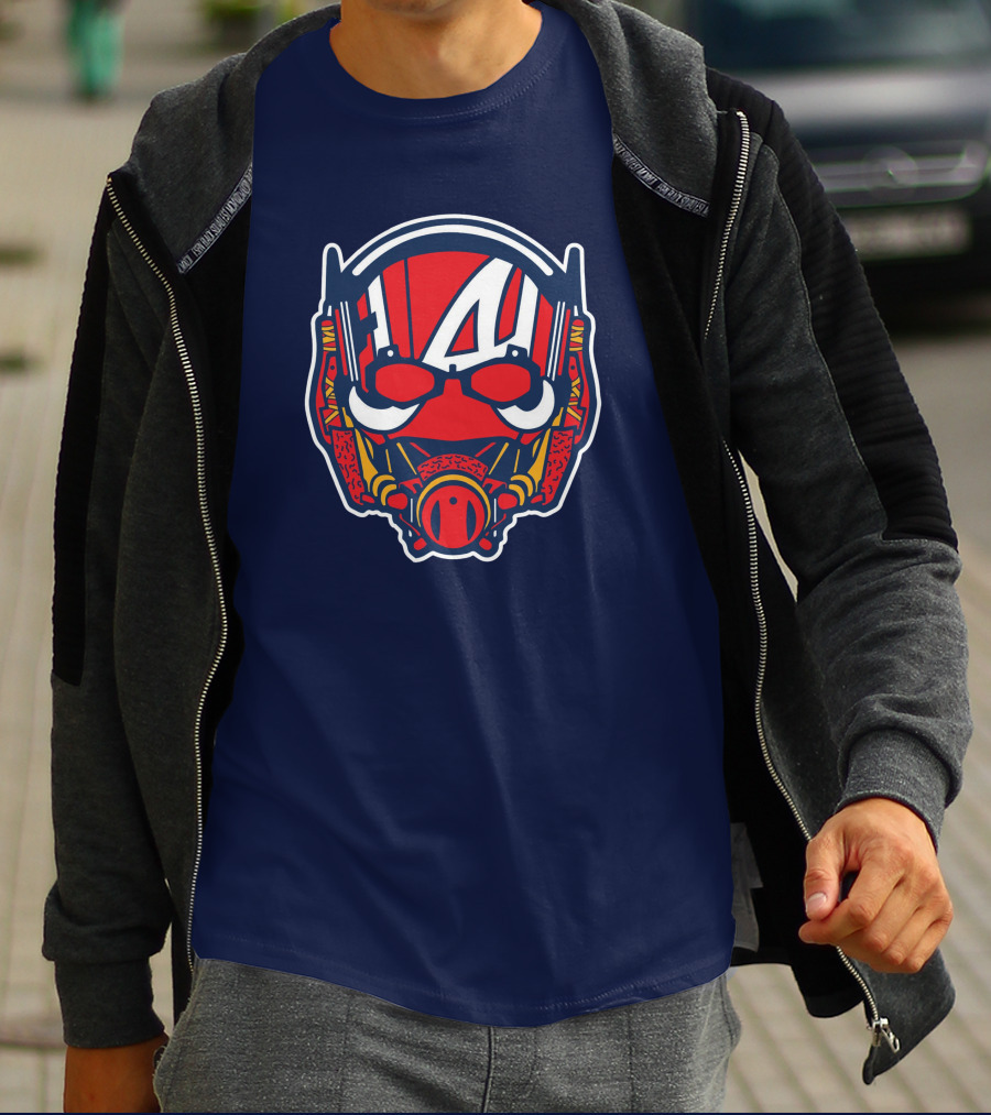 Atlanta Antman Braves Mlb Mashup T-Shirt