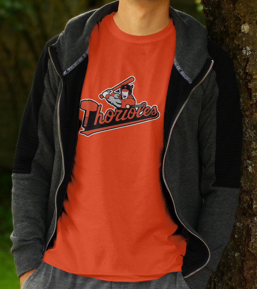 Baltimore Thorioles MLB Thor Baseball T-Shirt