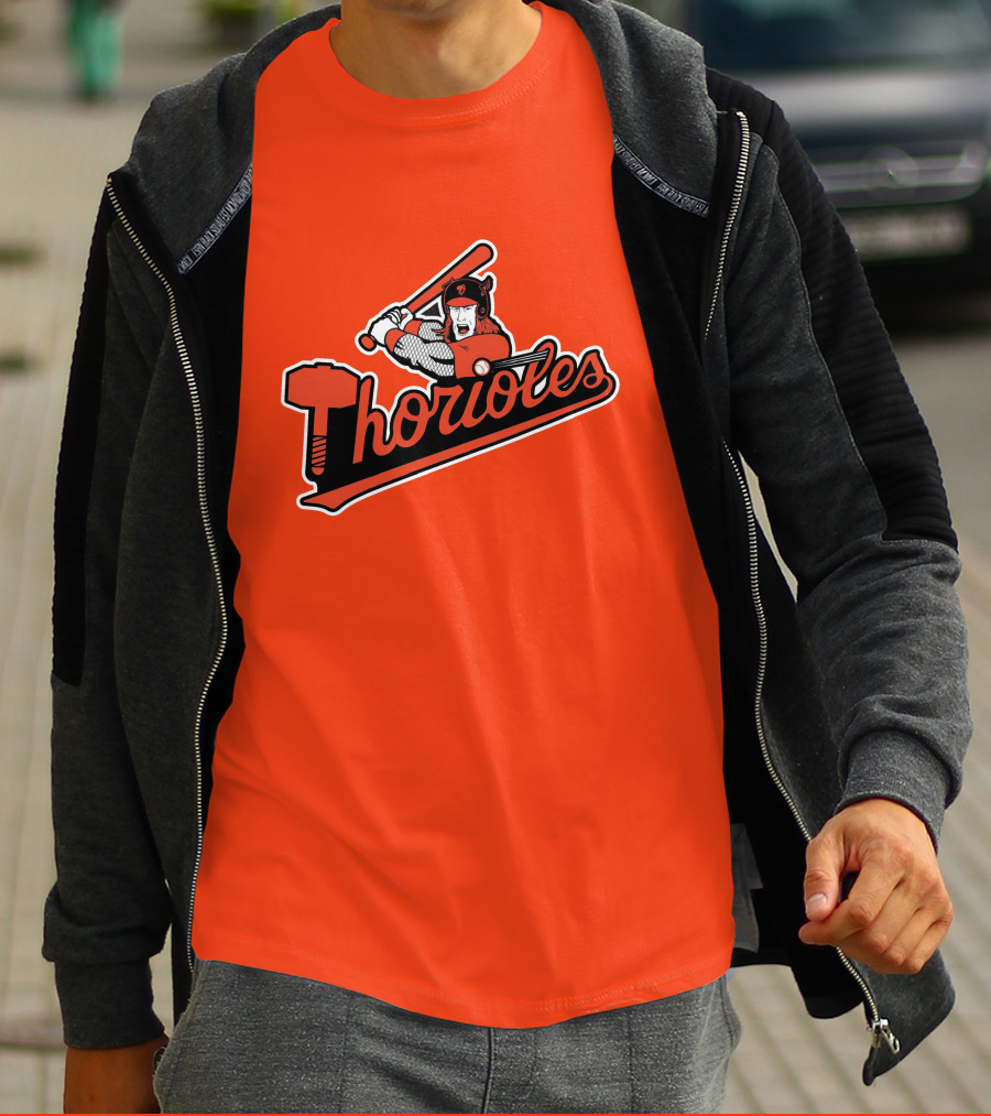 Baltimore Thorioles MLB Thor Baseball T-Shirt