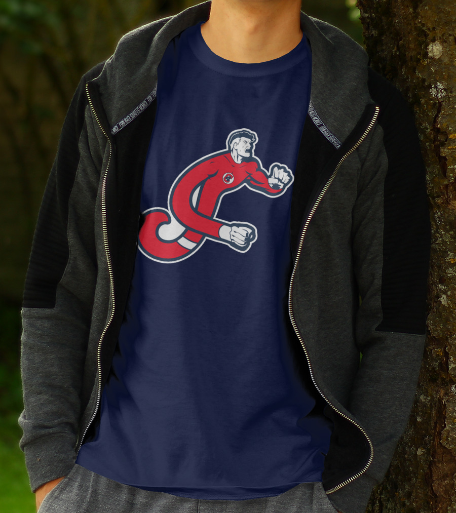 Cleveland Mr. Fantastics MLB Stretching Superhero T-Shirt