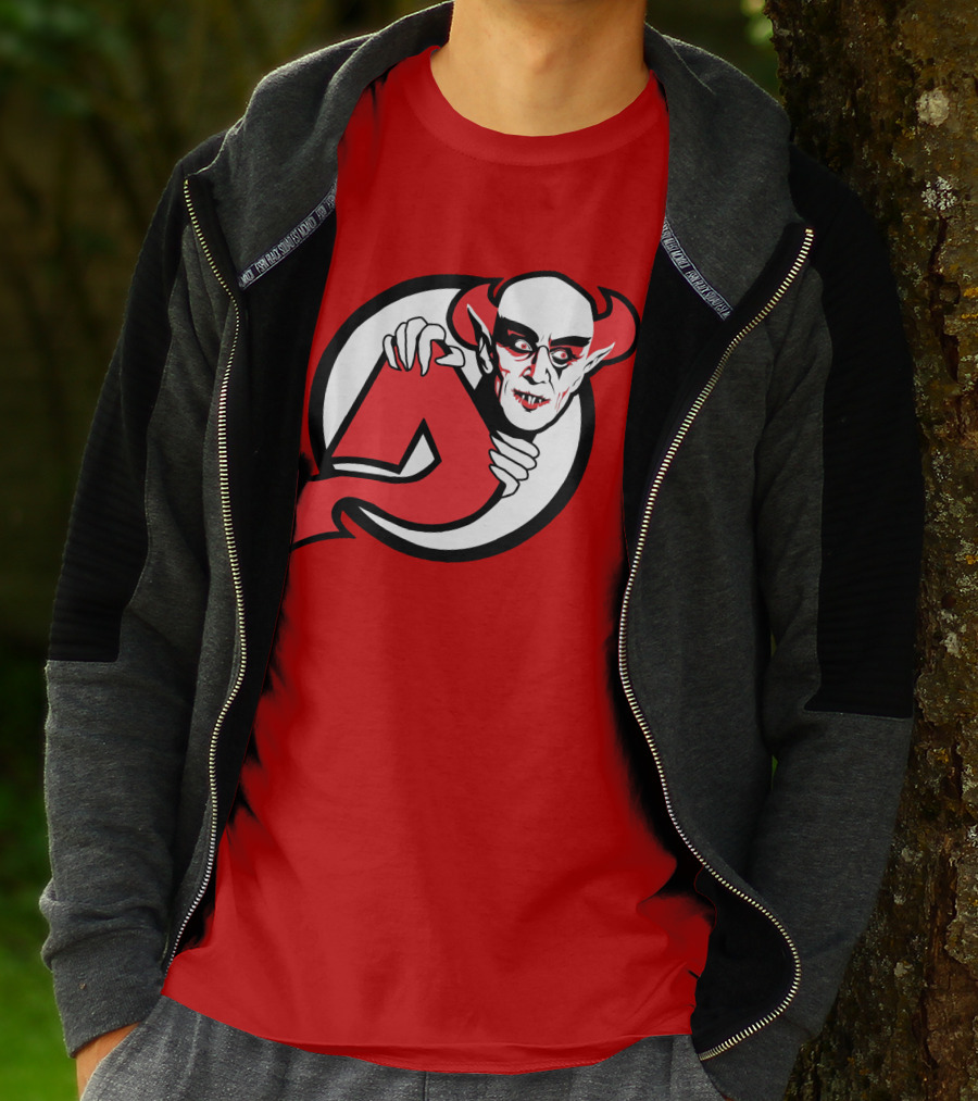 New Jersey Devils Nosferatu NHL T-Shirt