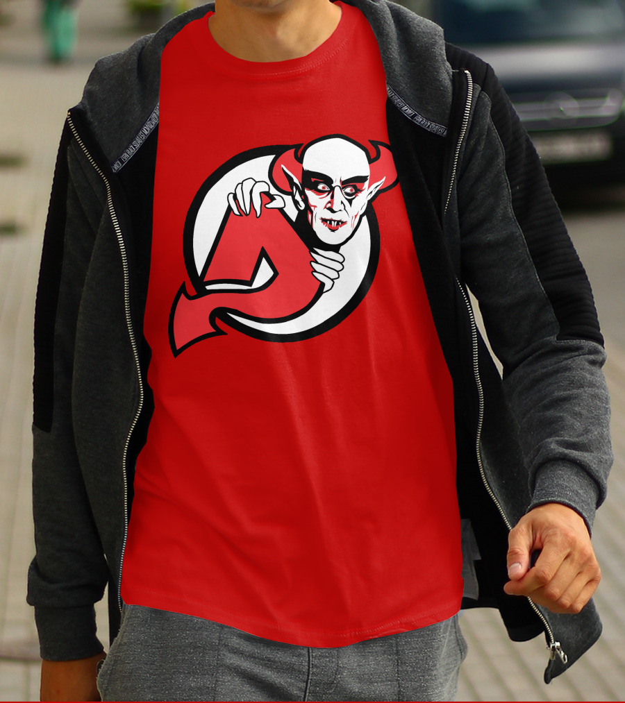 New Jersey Devils Nosferatu NHL T-Shirt