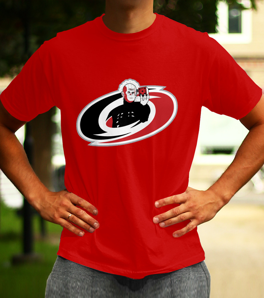 Carolina Hellraisers NHL Horror-Themed Hockey T-Shirt
