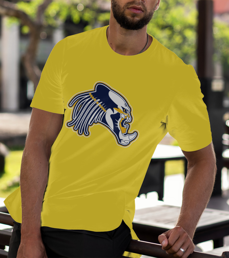 Nashville Predators Logo Iconic Saber-Tooth Tiger Head T-Shirt