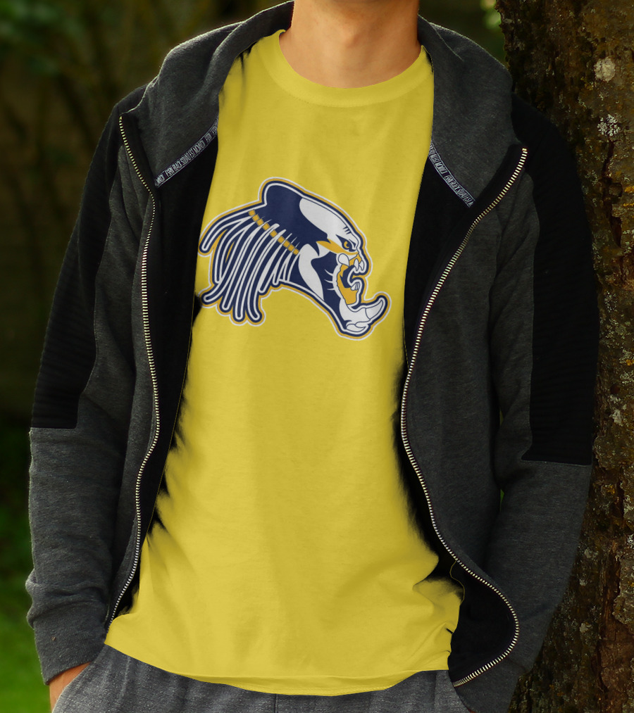 Nashville Predators Logo Iconic Saber-Tooth Tiger Head T-Shirt