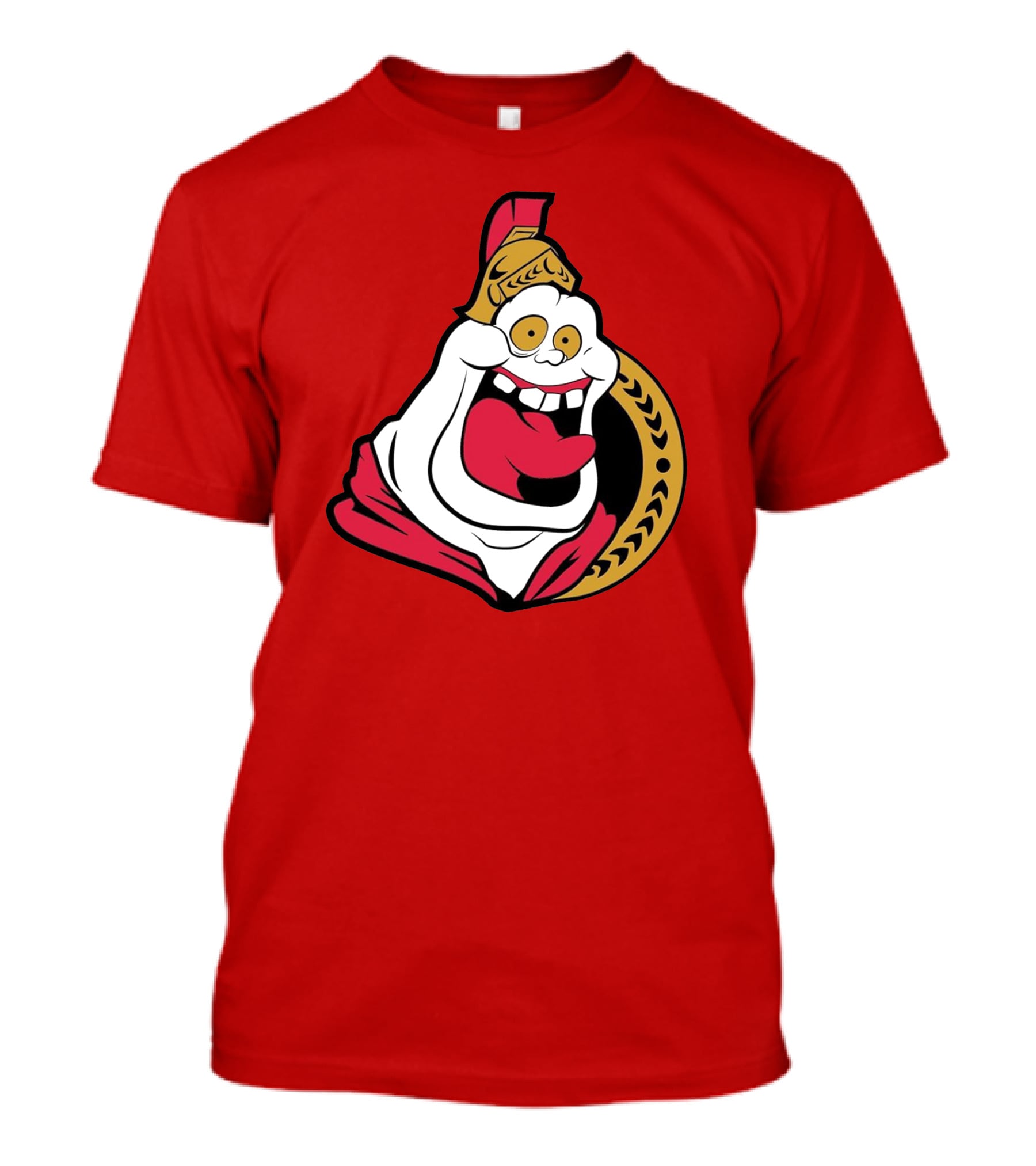 Ottawa Slimers Ghost Glowing Roman Hockey T-Shirt
