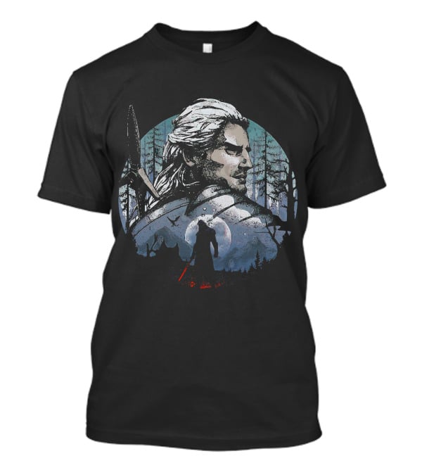 The Monster Hunter Wild Hunt Sword And Forest Adventure T-Shirt