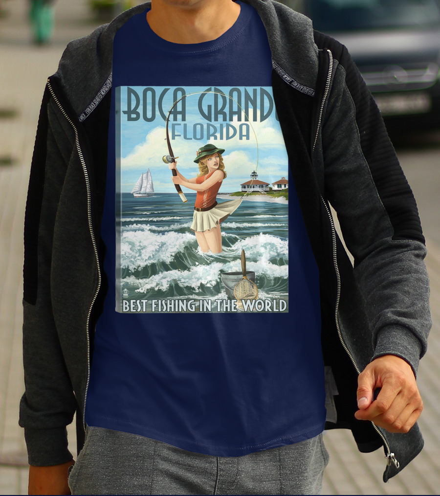 Boca Grande Florida Best Fishing In The World T-Shirt