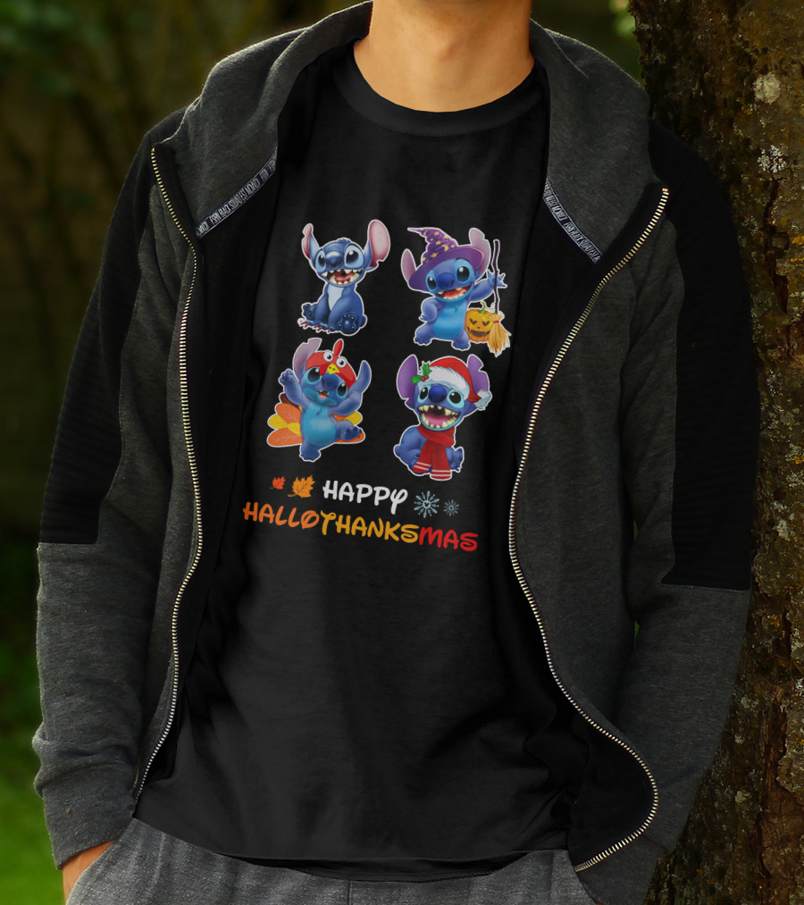 HAPPY HalloThanksMas STITCH T-Shirt