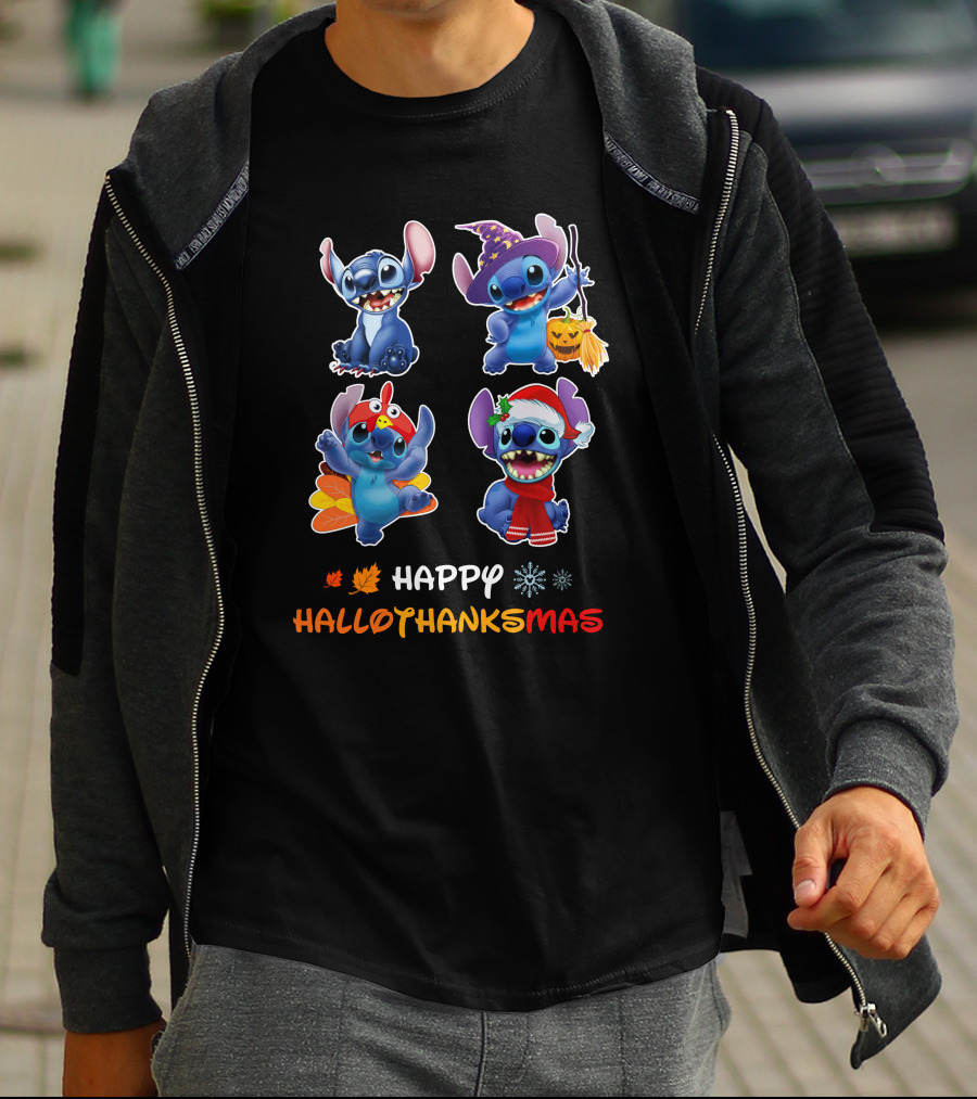 HAPPY HalloThanksMas STITCH T-Shirt