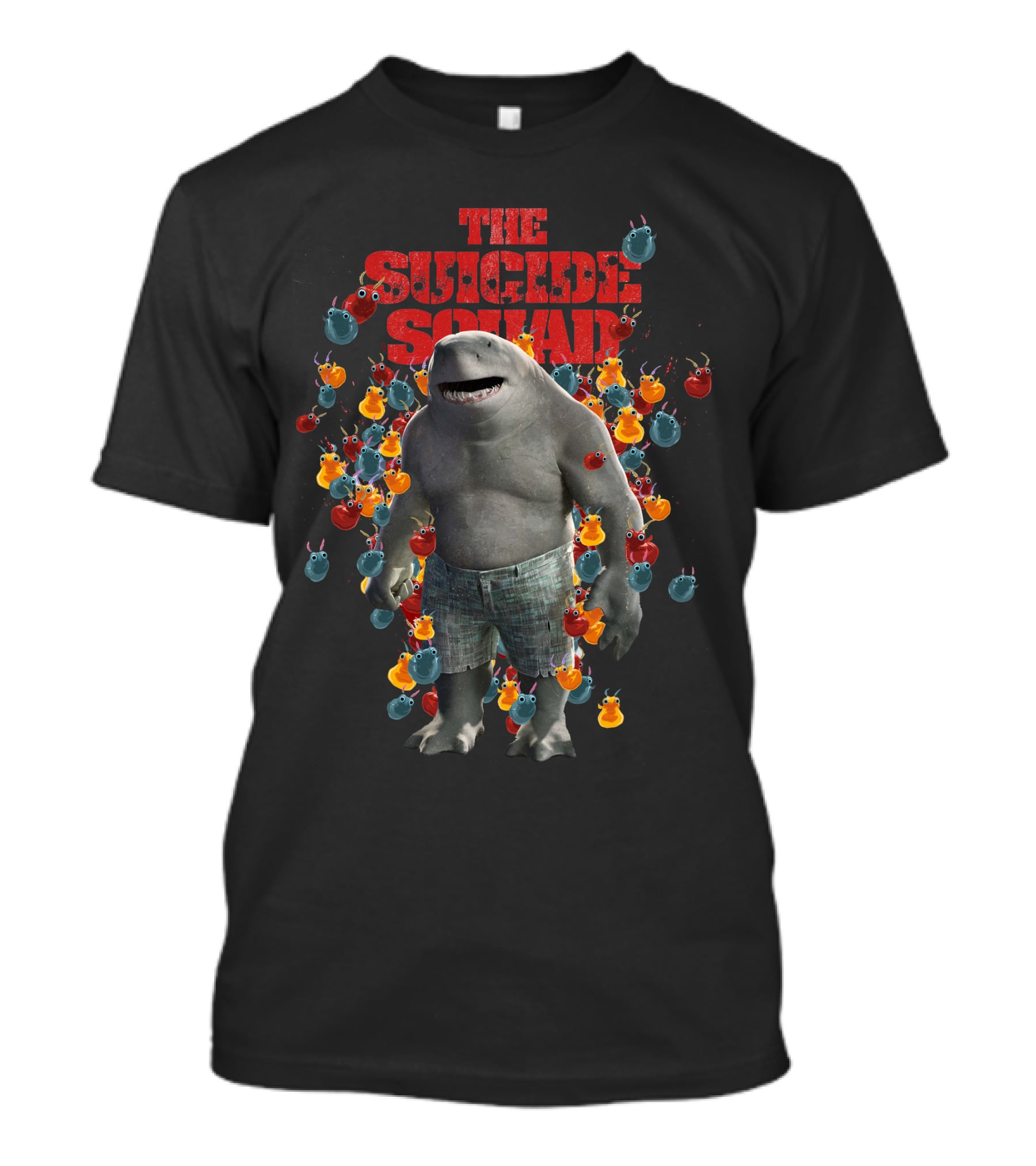 The Suicide Squad King Shark Bombs Explosion T-Shirt