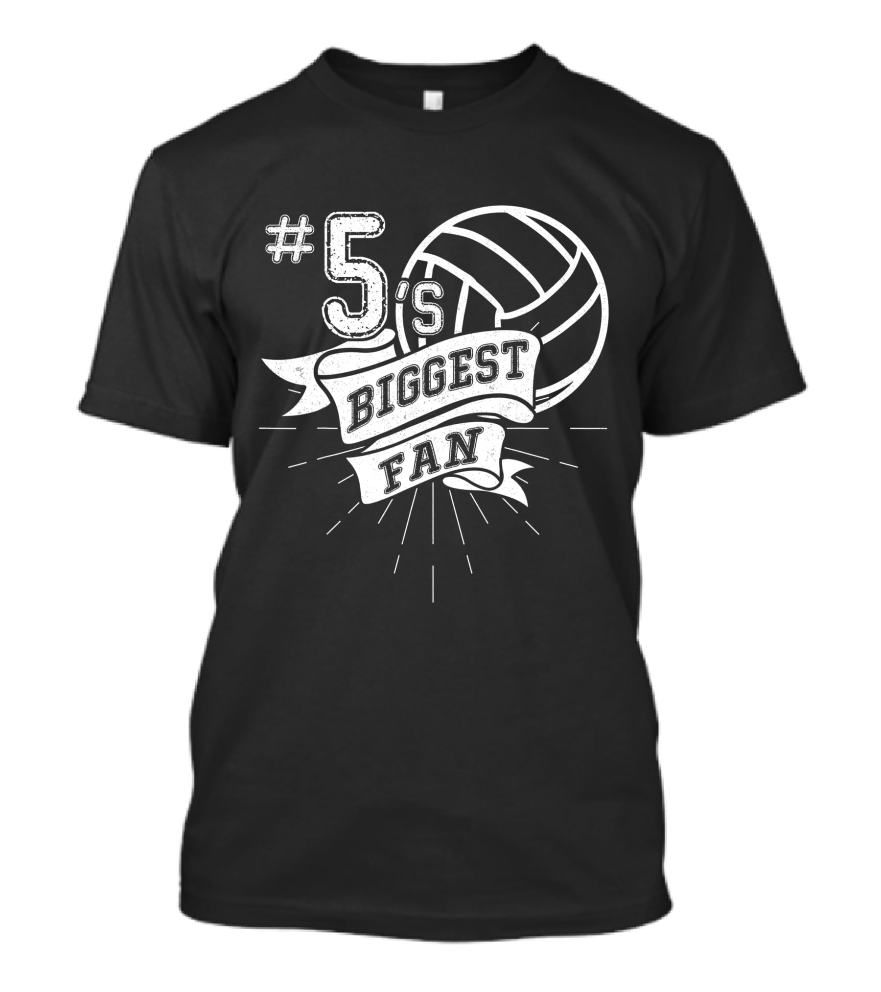 5's Biggest Fan Volleyball T-Shirt