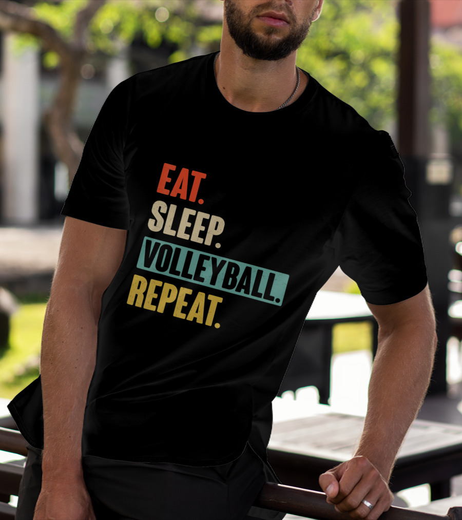 Eat Sleep Volleyball Repeat Vintage Volleyball Classic T-Shirt