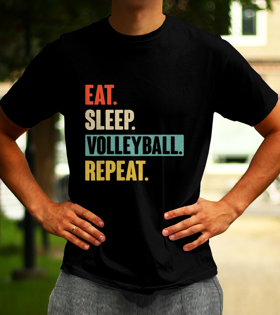 Eat Sleep Volleyball Repeat Vintage Volleyball Classic T-Shirt