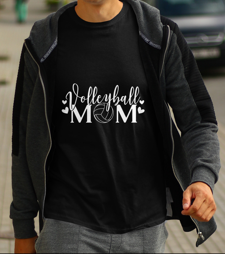 Volleyball Mom Beach Volleyball Coach Team T-Shirt