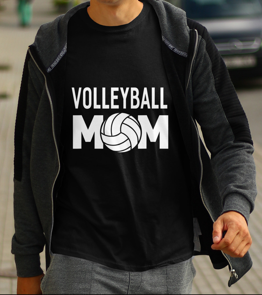 VOLLEYBALL MOM WOMEN FUNNY SPORTS T-Shirt