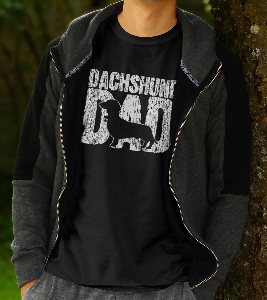 Dachshund Dad Wiener Father T-Shirt