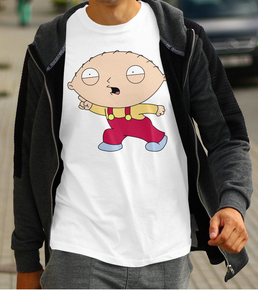 Stewie Griffin Angry Pose Family Guy Character T-Shirt