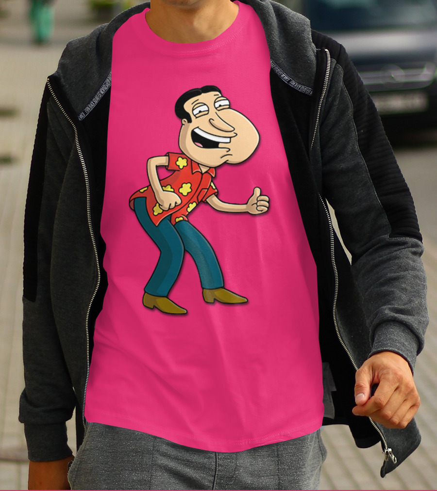 Glenn Quagmire Family Guy Thumbs Up Hawaiian Shirt Character T-Shirt