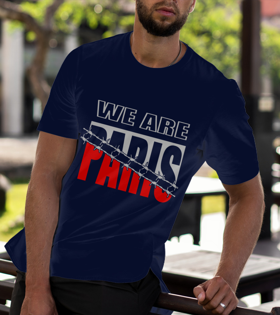 WE ARE PARIS Barbed Wire T-Shirt