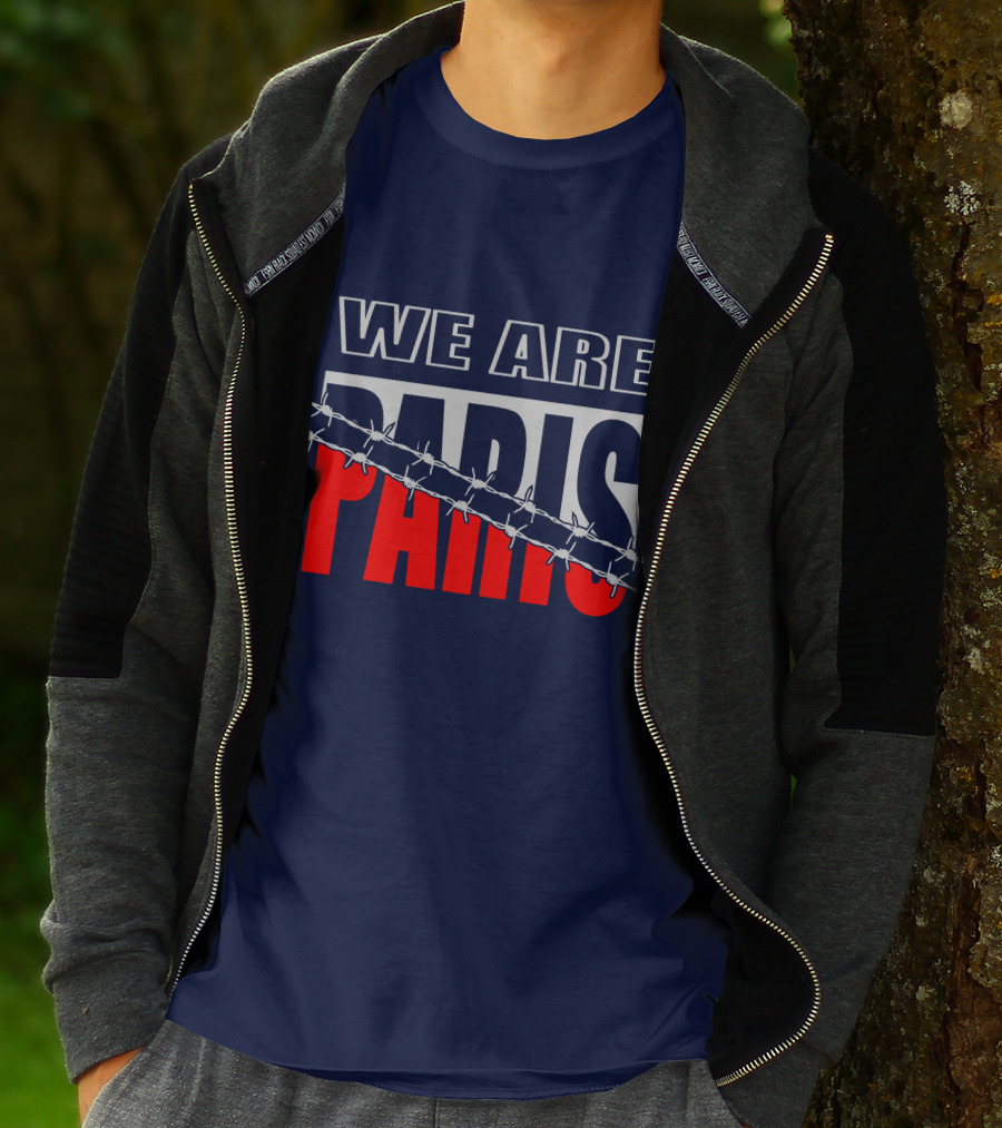 WE ARE PARIS Barbed Wire T-Shirt