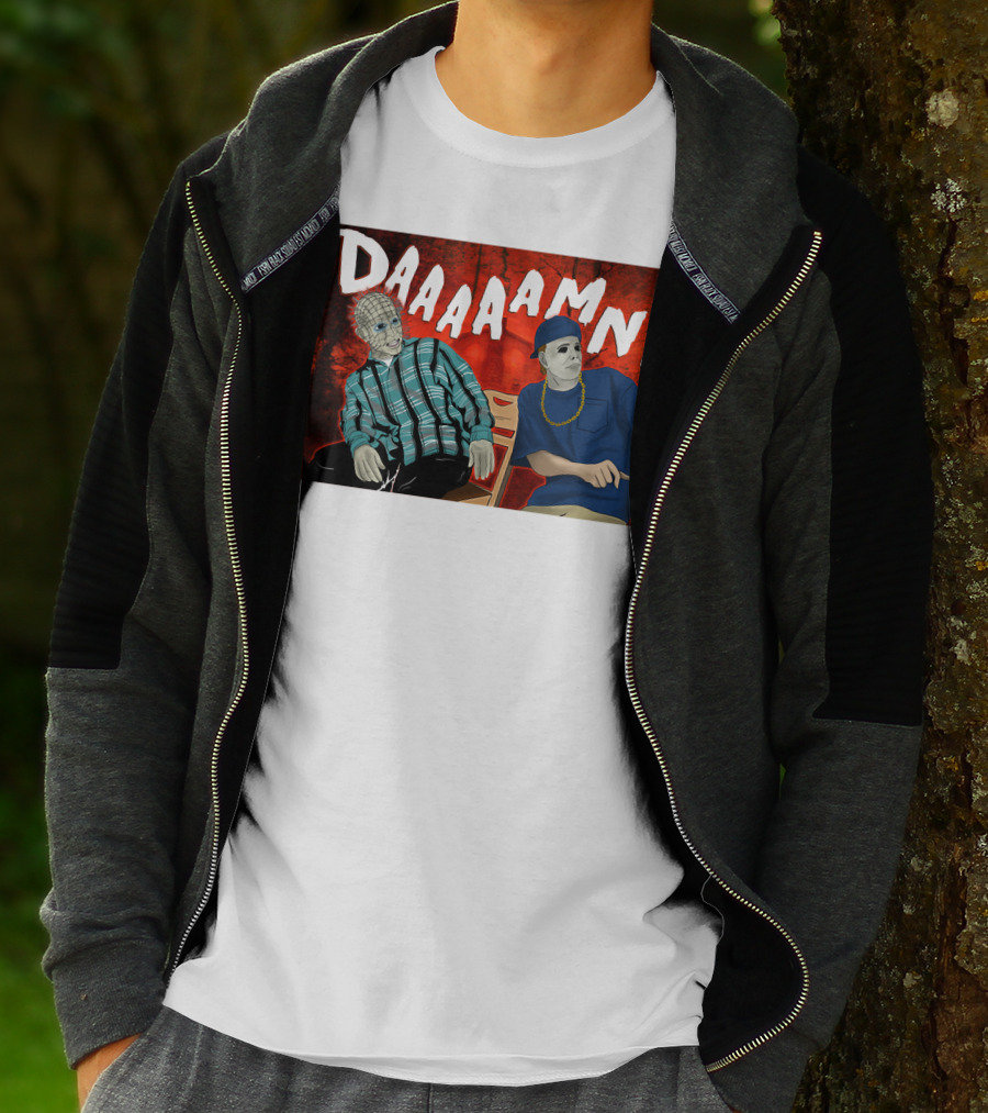 Daaaamn Horror Parody Friday Movie Scene T-Shirt