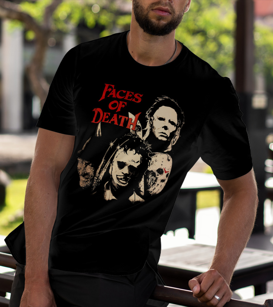 Faces Of Death Michael Myers Horror Icons T-Shirt