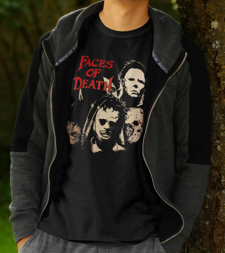 Faces Of Death Michael Myers Horror Icons T-Shirt