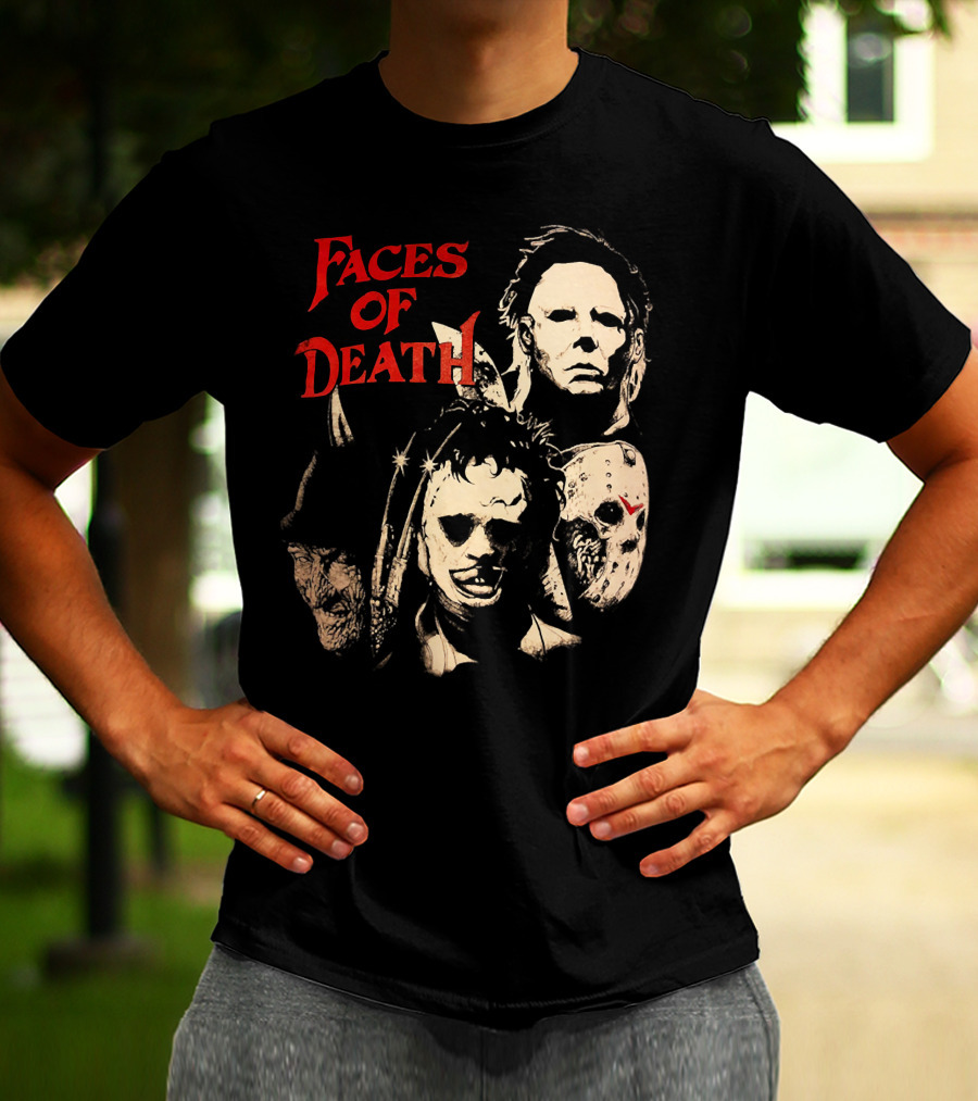Faces Of Death Michael Myers Horror Icons T-Shirt