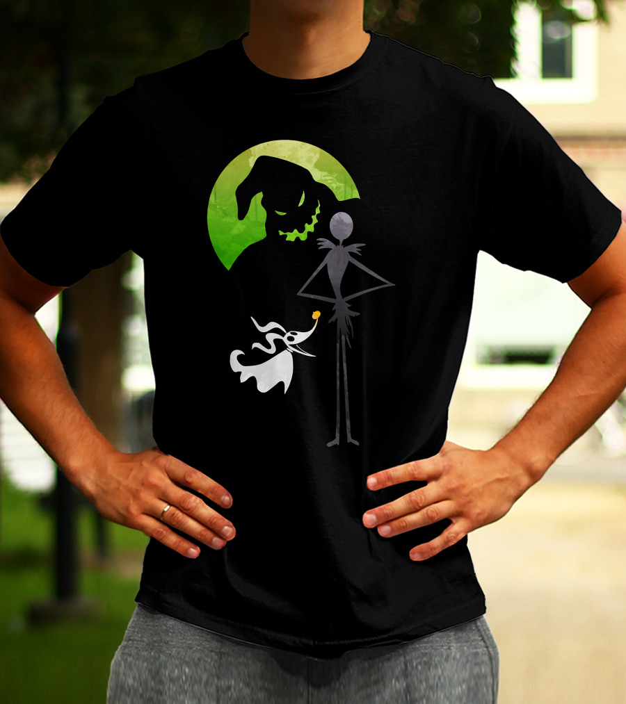 Jack Skellington Zero Oogie Boogie Moon T-Shirt