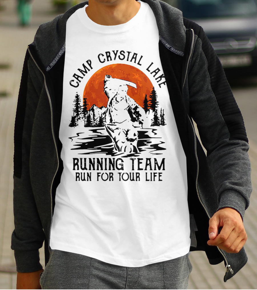 Camp Crystal Lake Running Team Run For Your Life T-Shirt