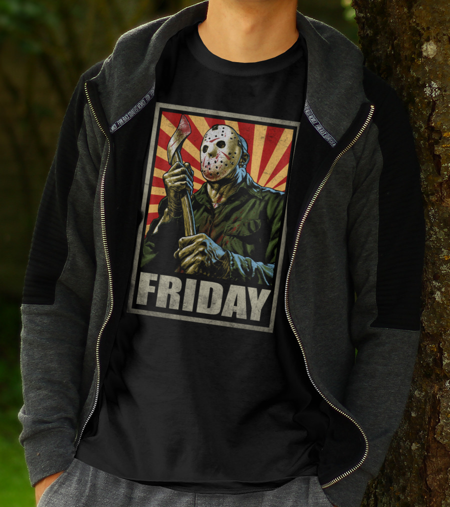 Jason Voorhees Friday Retro Horror T-Shirt