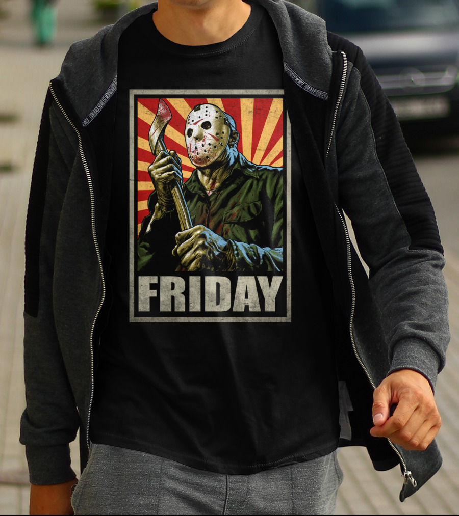 Jason Voorhees Friday Retro Horror T-Shirt