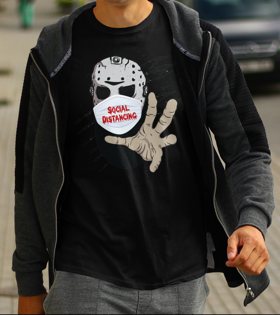 Jason Mask Social Distancing T-Shirt