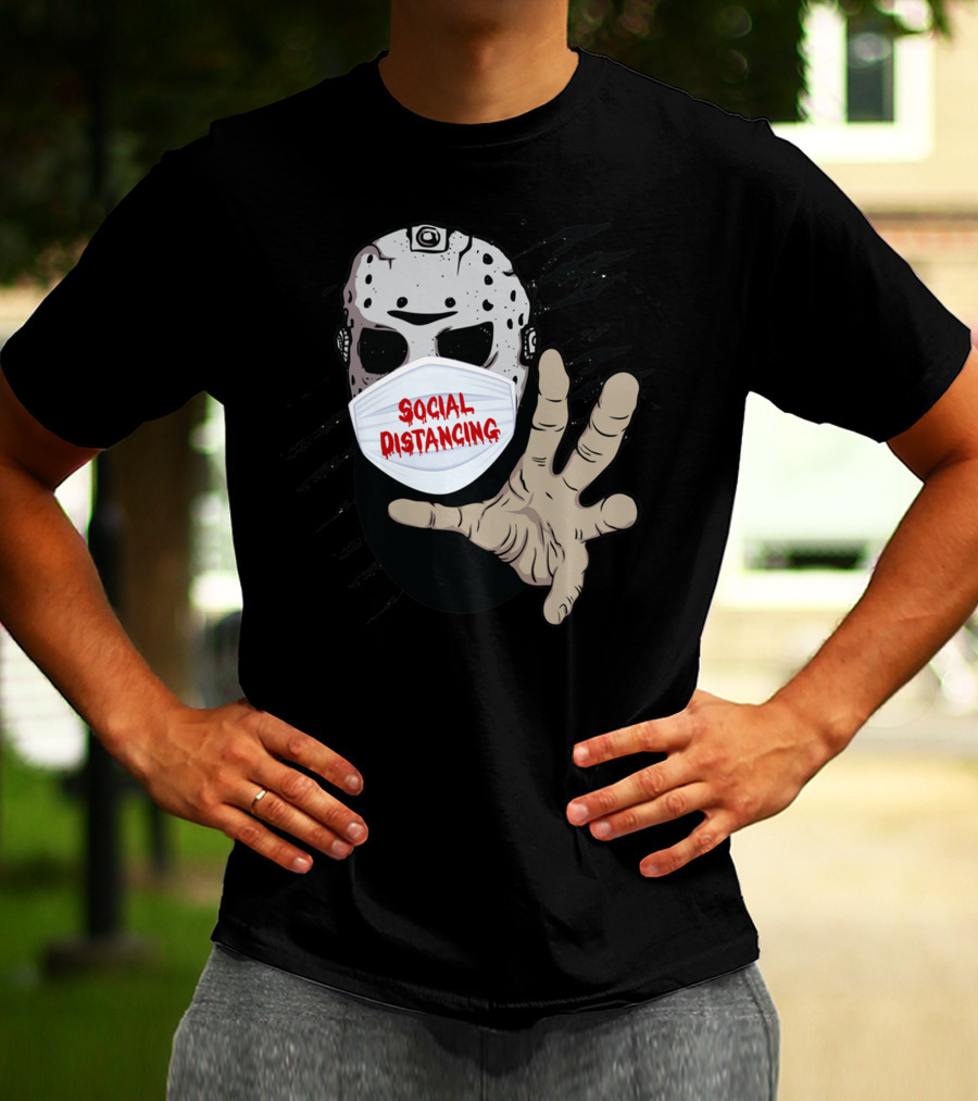 Jason Mask Social Distancing T-Shirt