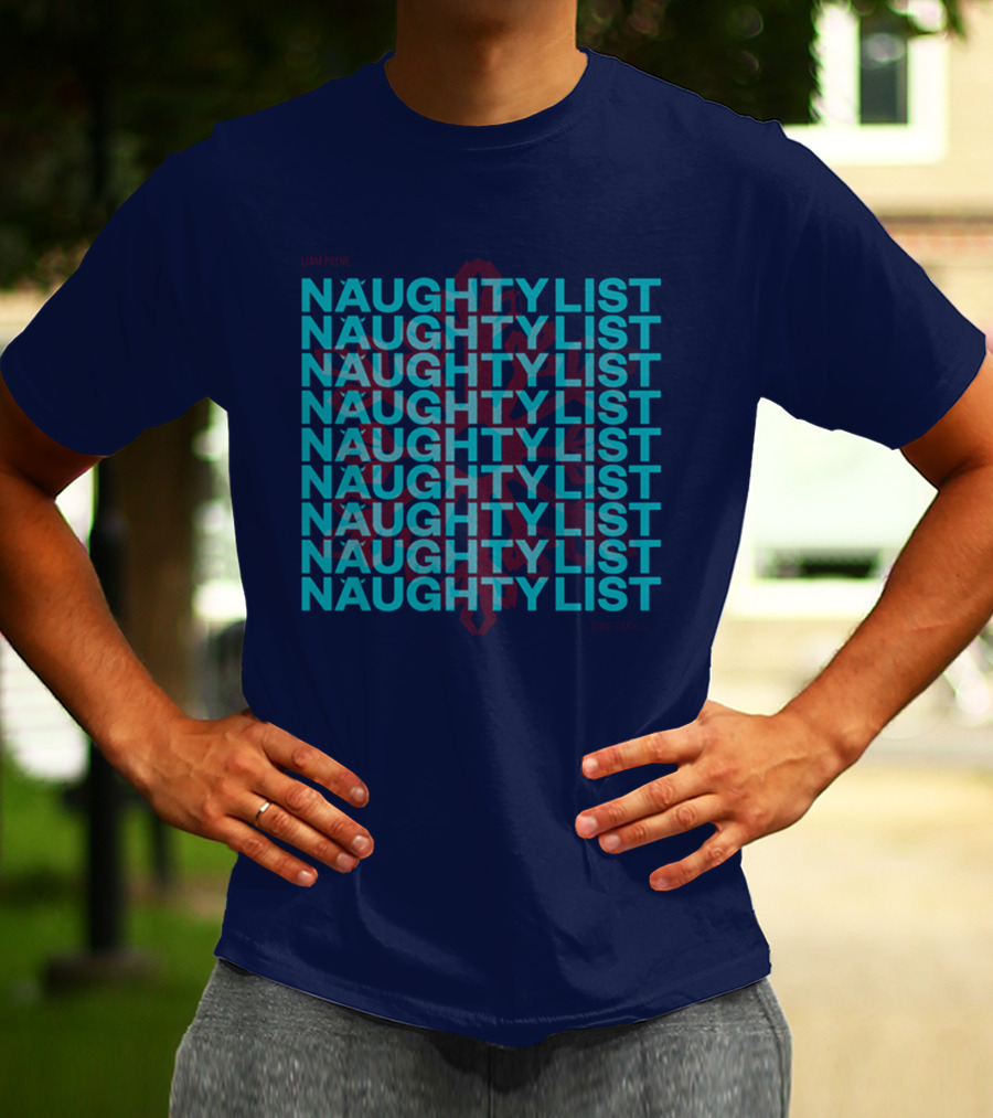 Liam Payne Naughty List Merch Shop Exclusive T-Shirt