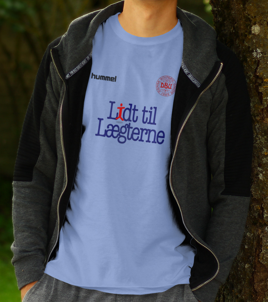 Hummel DBU Lidt Til Lægterne Danish Football Union 1889 T-Shirt