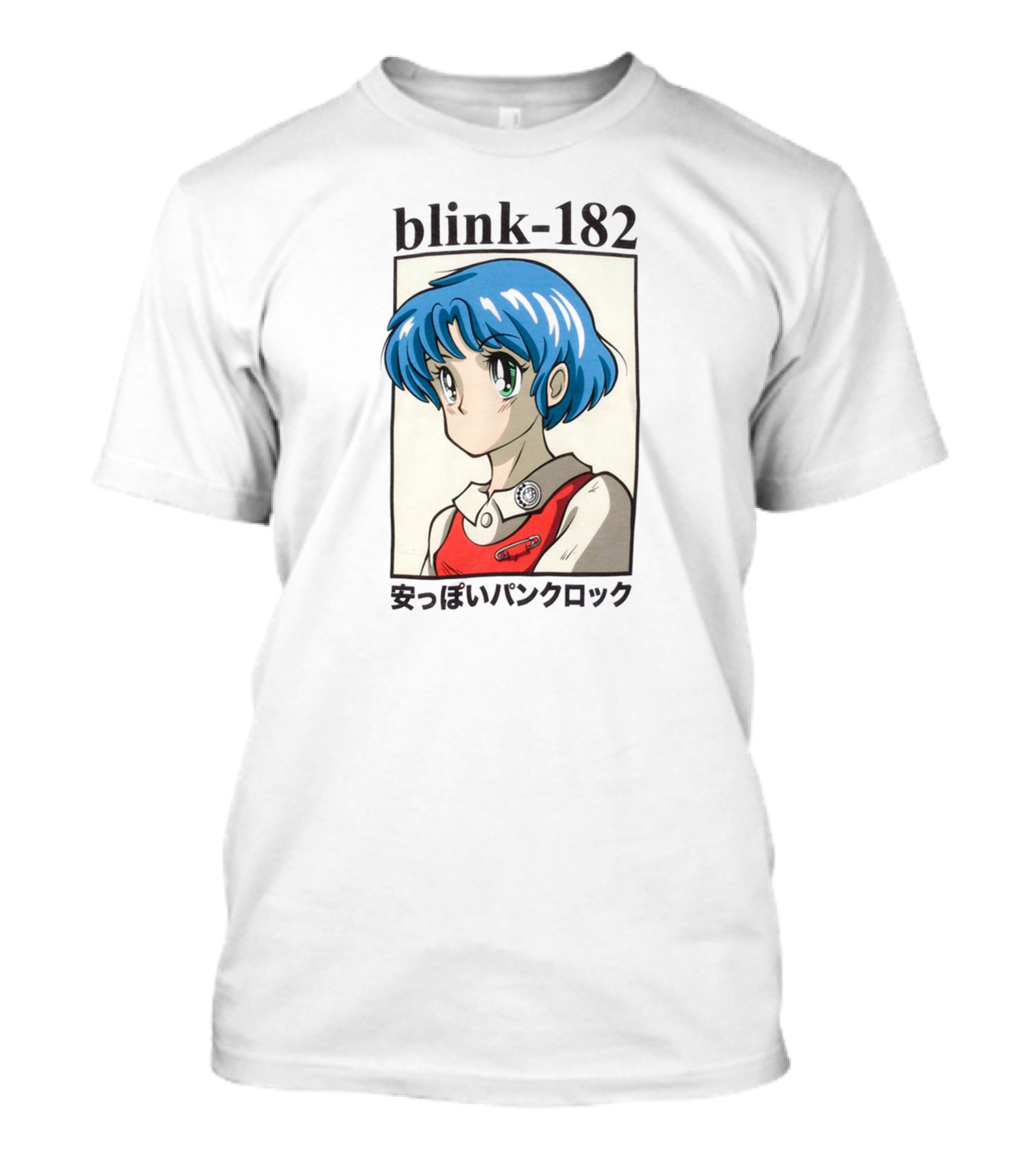 Blink 182 Anime Style Art Punk Rock Kanji T-Shirt