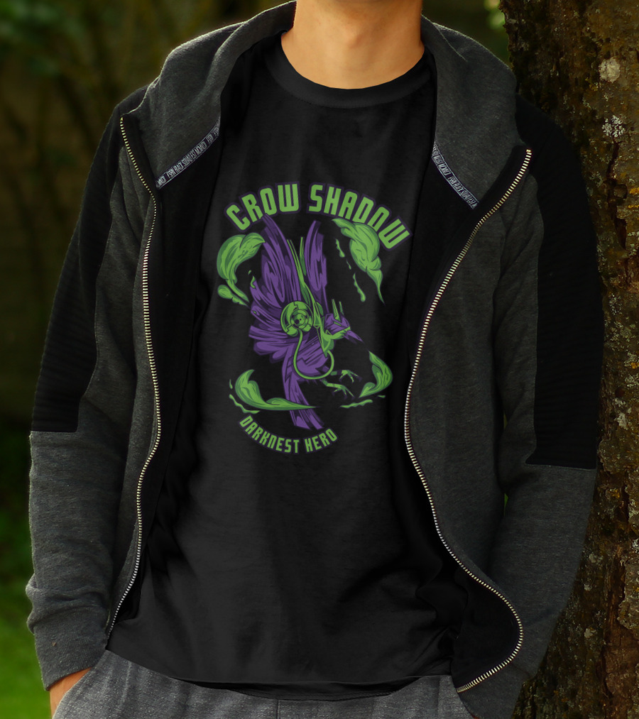 Crow Shadow Darkness Hero T-Shirt