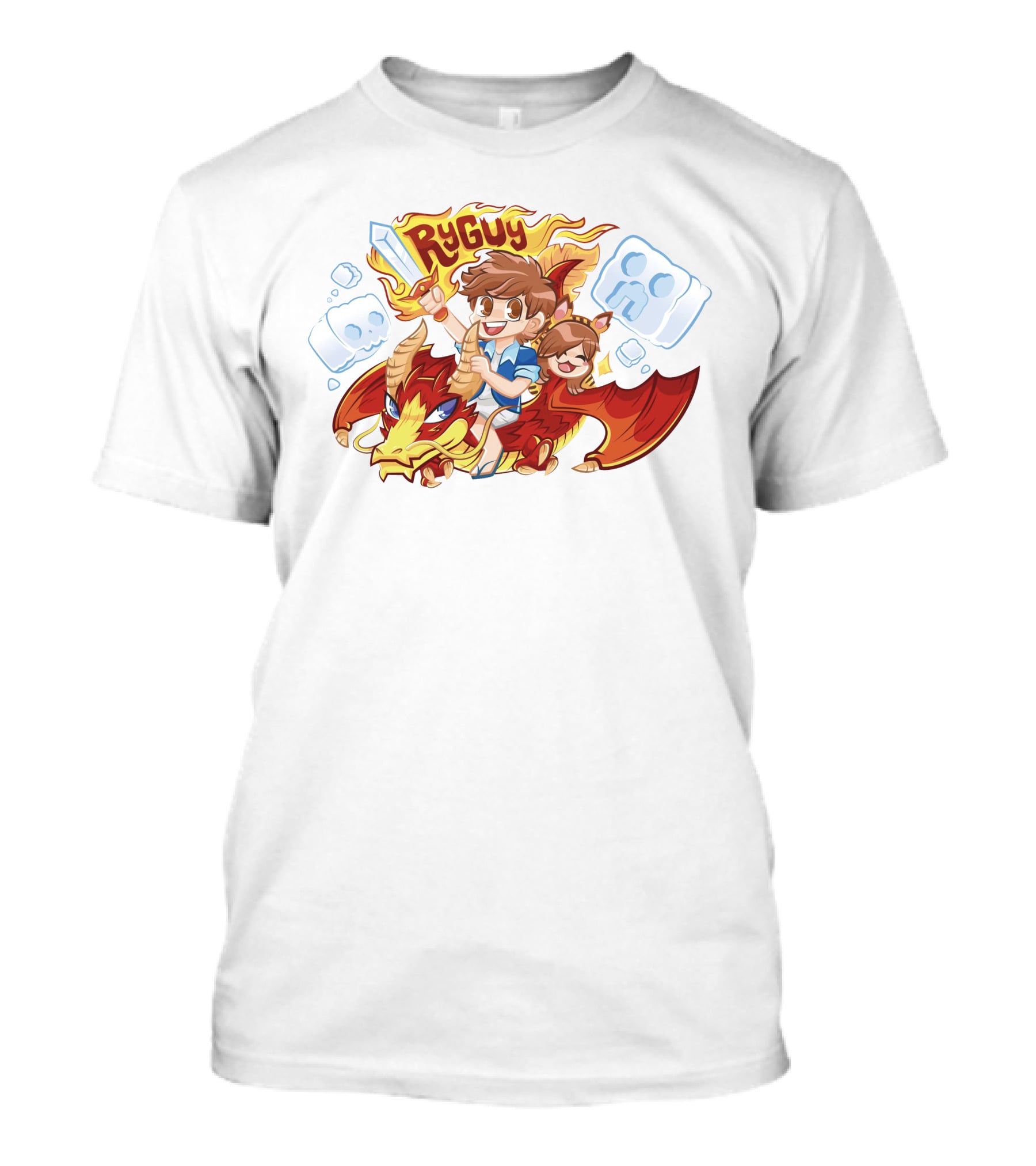 RyGuy Rocky Red Dragon Riding Adventure Fun T-Shirt