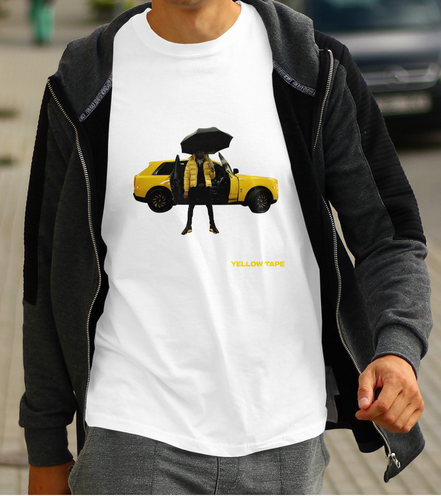 Key Glock Yellow Tape Car Umbrella T-Shirt