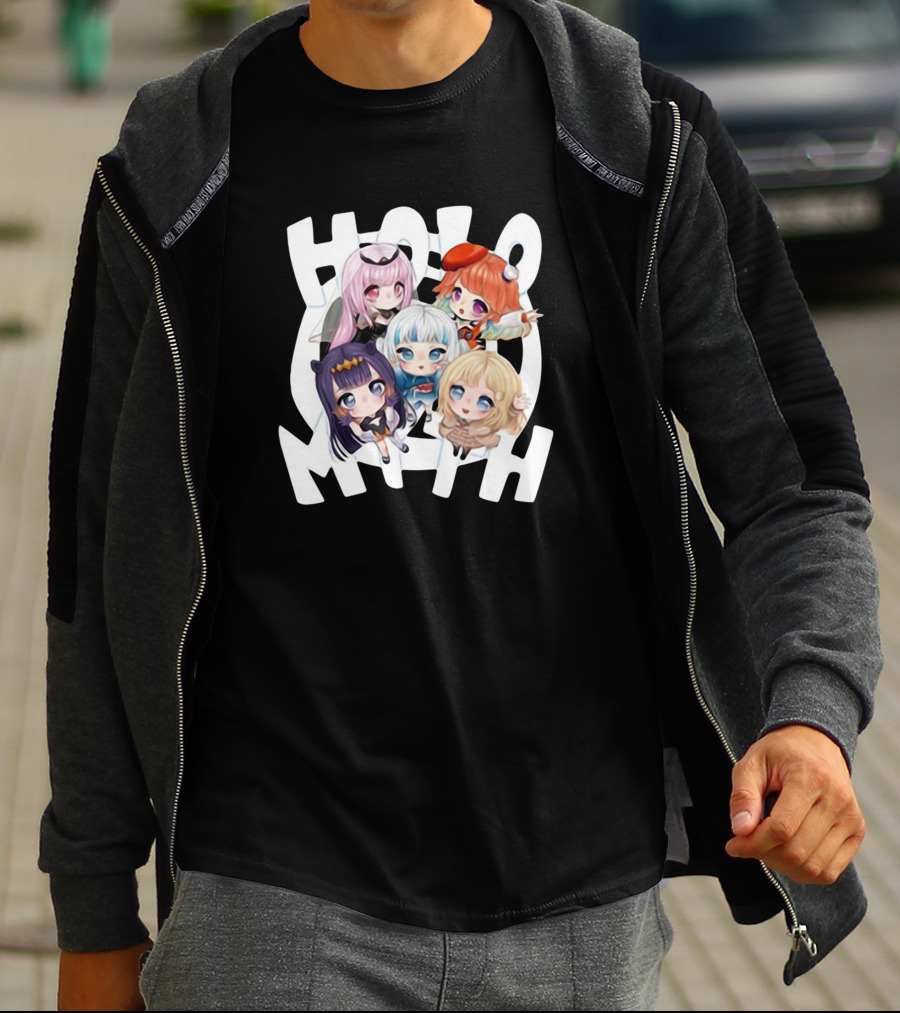 Hololive Myth Holo EN Merch T-Shirt
