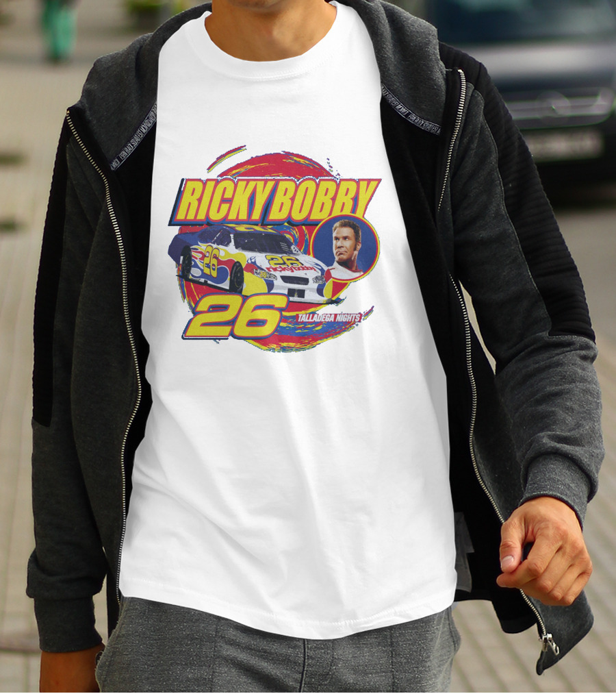 Ricky Bobby 26 Talladega Nights Racing Car T-Shirt