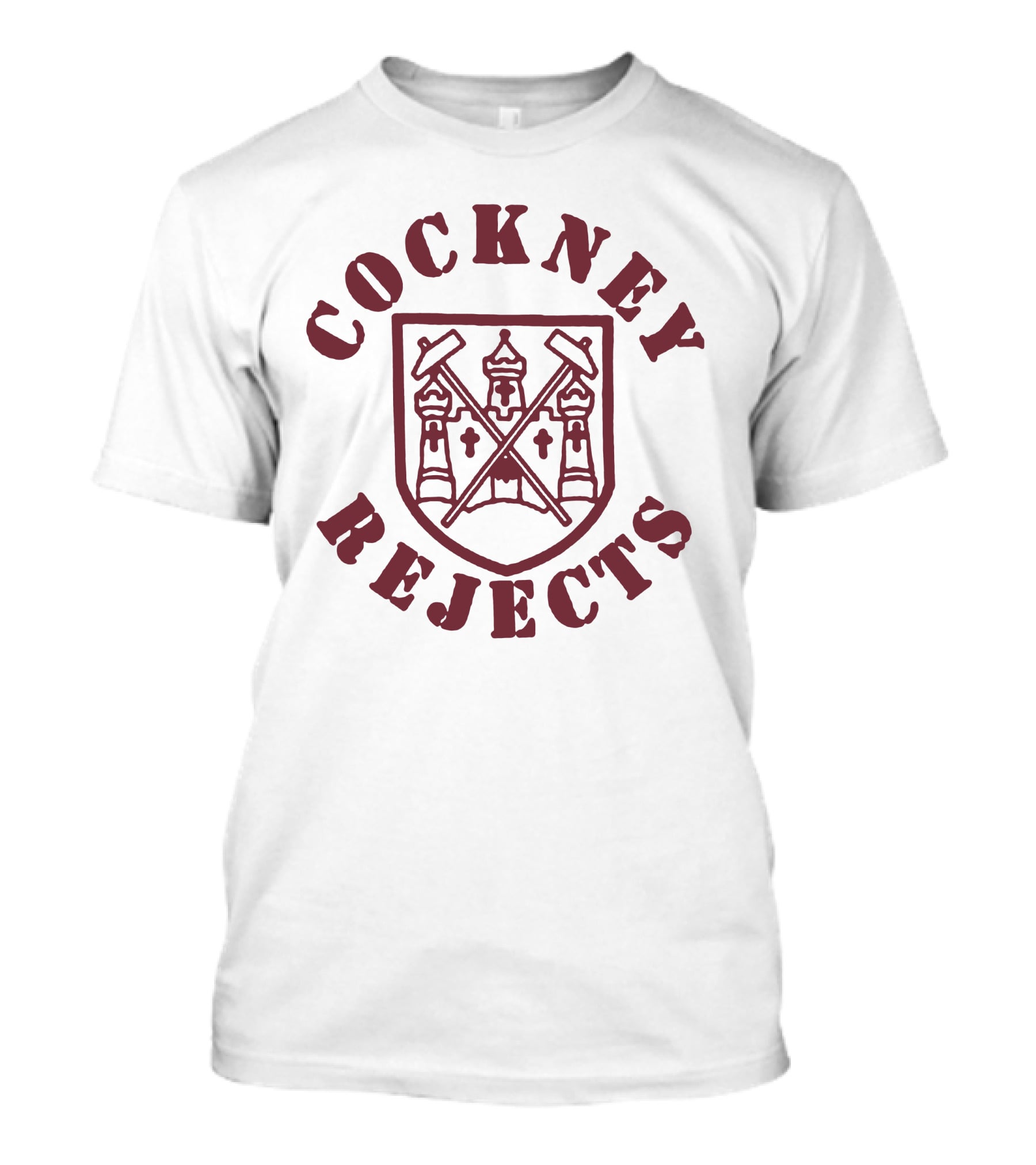 Cockney Rejects West Ham Hammers Crest T-Shirt