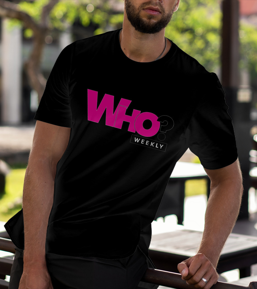 Who? Weekly Logo Merchandise T-Shirt
