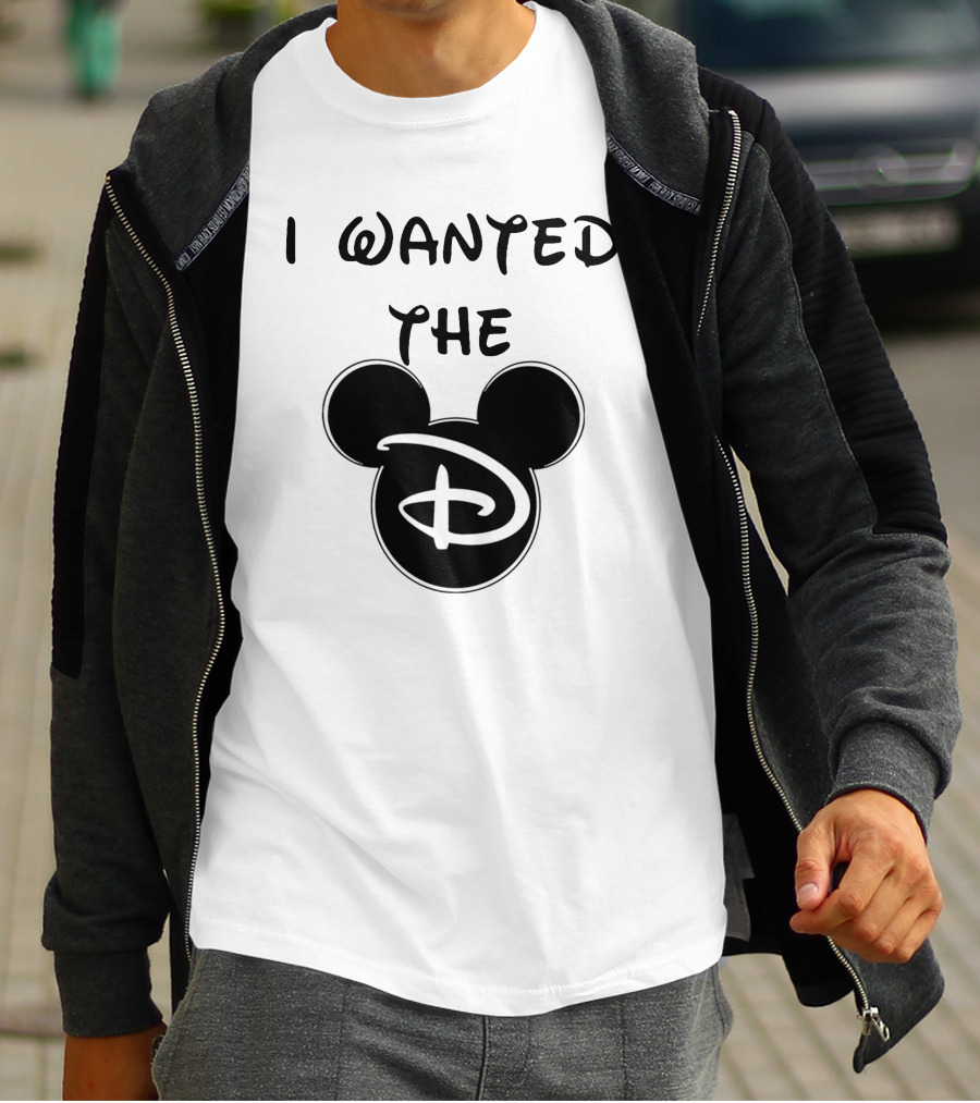 I Wanted The D Disney Mickey Ears T-Shirt