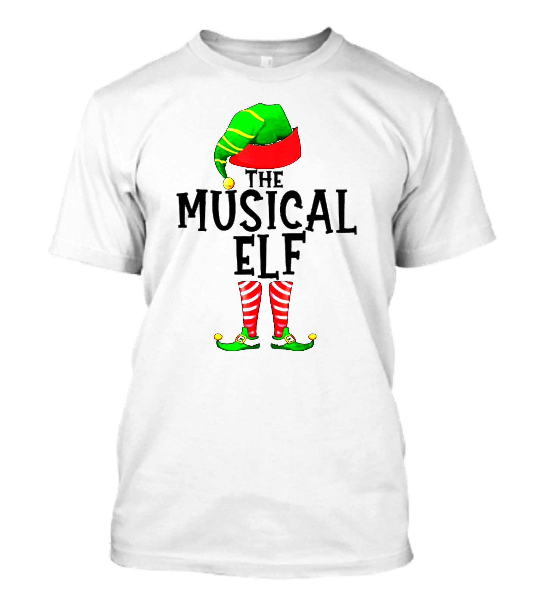 The Musical Elf Christmas Family Ing T-Shirt
