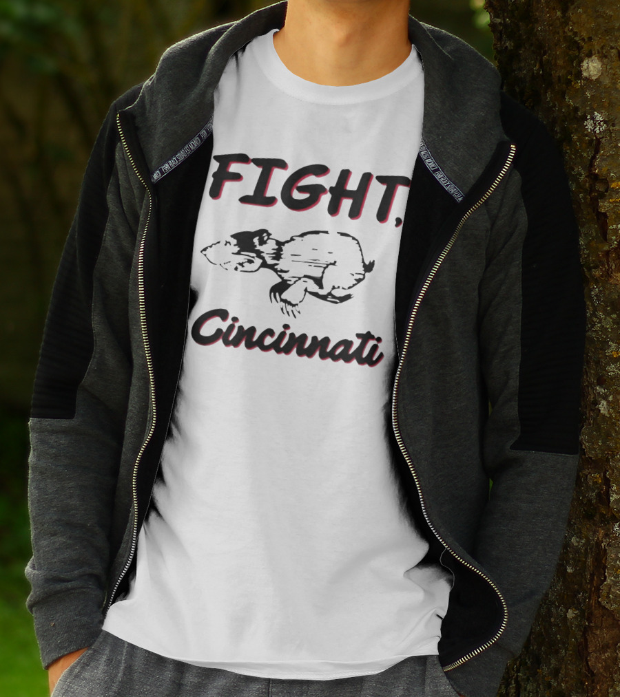 FIGHT CINCINNATI Football Bearcat T-Shirt