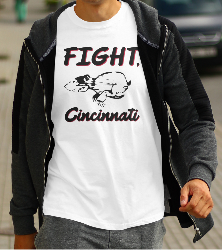 FIGHT CINCINNATI Football Bearcat T-Shirt