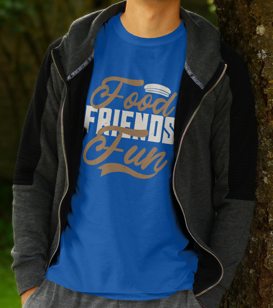 Food Friends Fun Sailor Hat T-Shirt